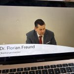 Oberbürgermeister Dr. Florian Freund in der dritten Stadtratssitzung unter seiner Führung.