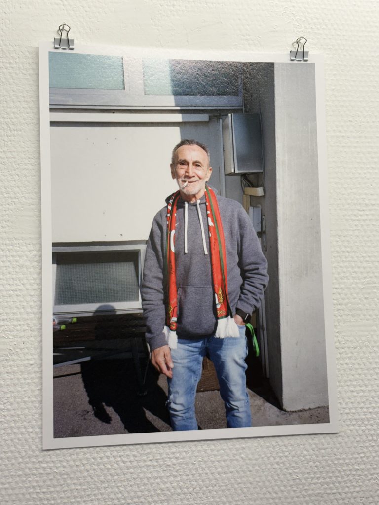 Eines der Motive, die Massengo wichtig waren, daher kam es in die Ausstellung: Zeugwart Salvatore „Salva“ Belardo.