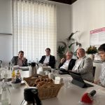 Pressekonferenz vor der letzten Augsburger-Stadtratssitzung vor dem Sommer 2026.