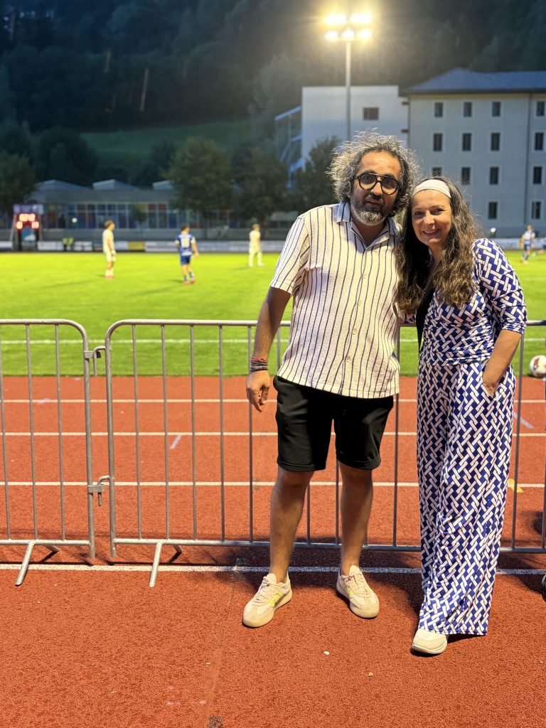 SC Schwaz Sponsor Samuel Kasapoglu hatte Spaß trotz der Niederlage.